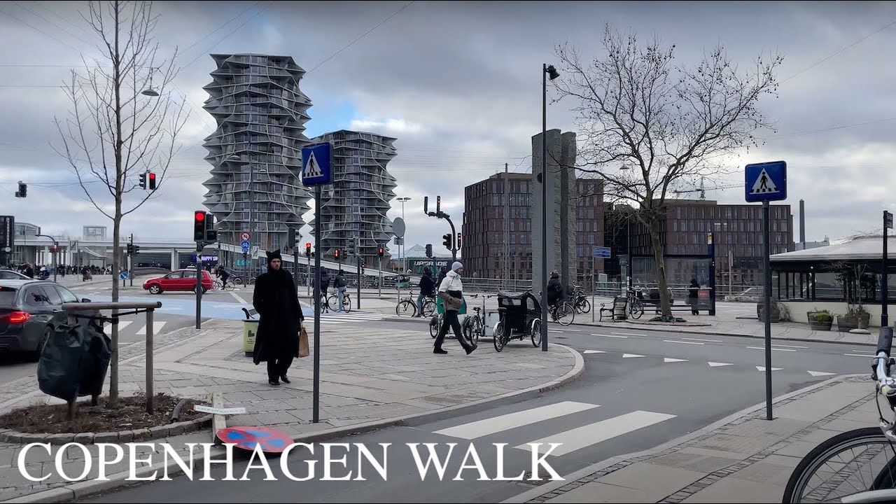 🇩🇰 Copenhagen, Denmark Walking Tour | Afternoon stroll in Vesterbro [4K HDR 60fps Binaural ASMR]