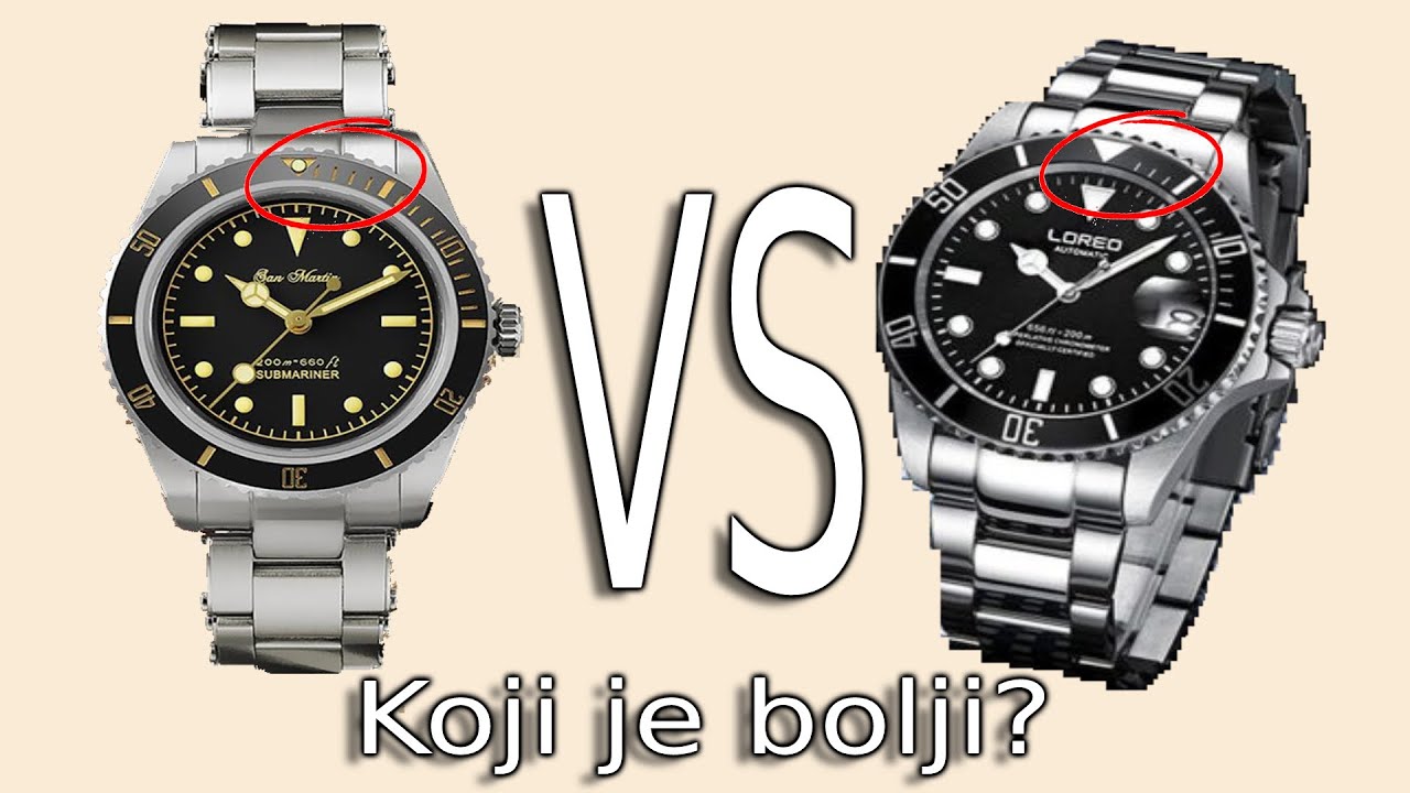 ⌚San Martin VS Loreo - koja marka pravi bolji omaž na Rolex Submariner?⌚