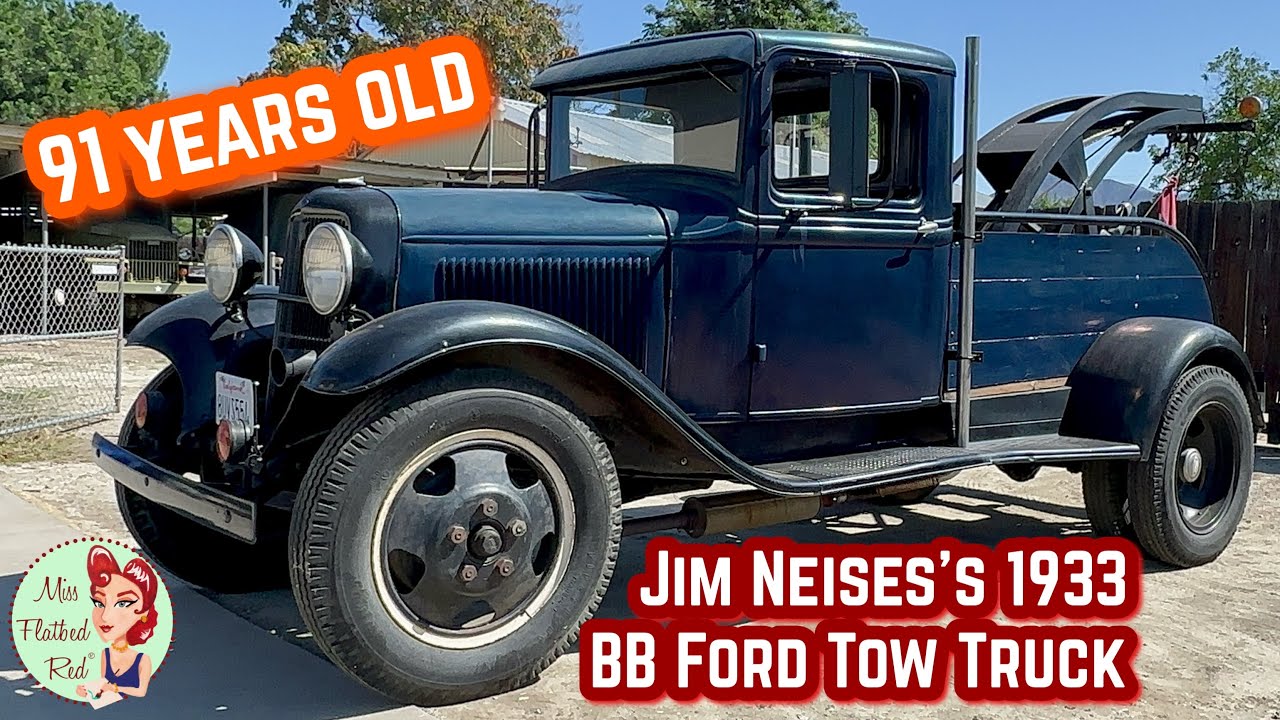 Jim Neises’s 1933 BB Ford Tow Truck Tour - 91 Years Old & Still Puts in Time Around the Yard