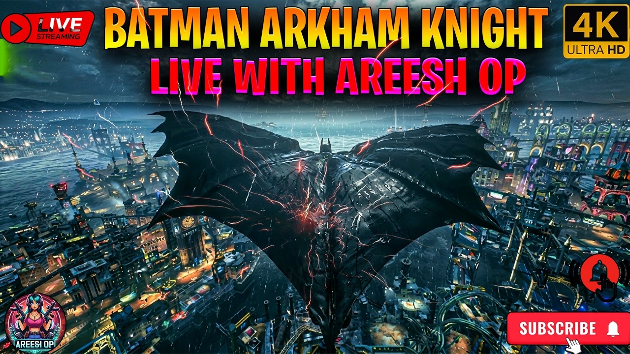 Switching to Batman Arkham Knight 🦇 Old Memories Return | LIVE With Areesh Op