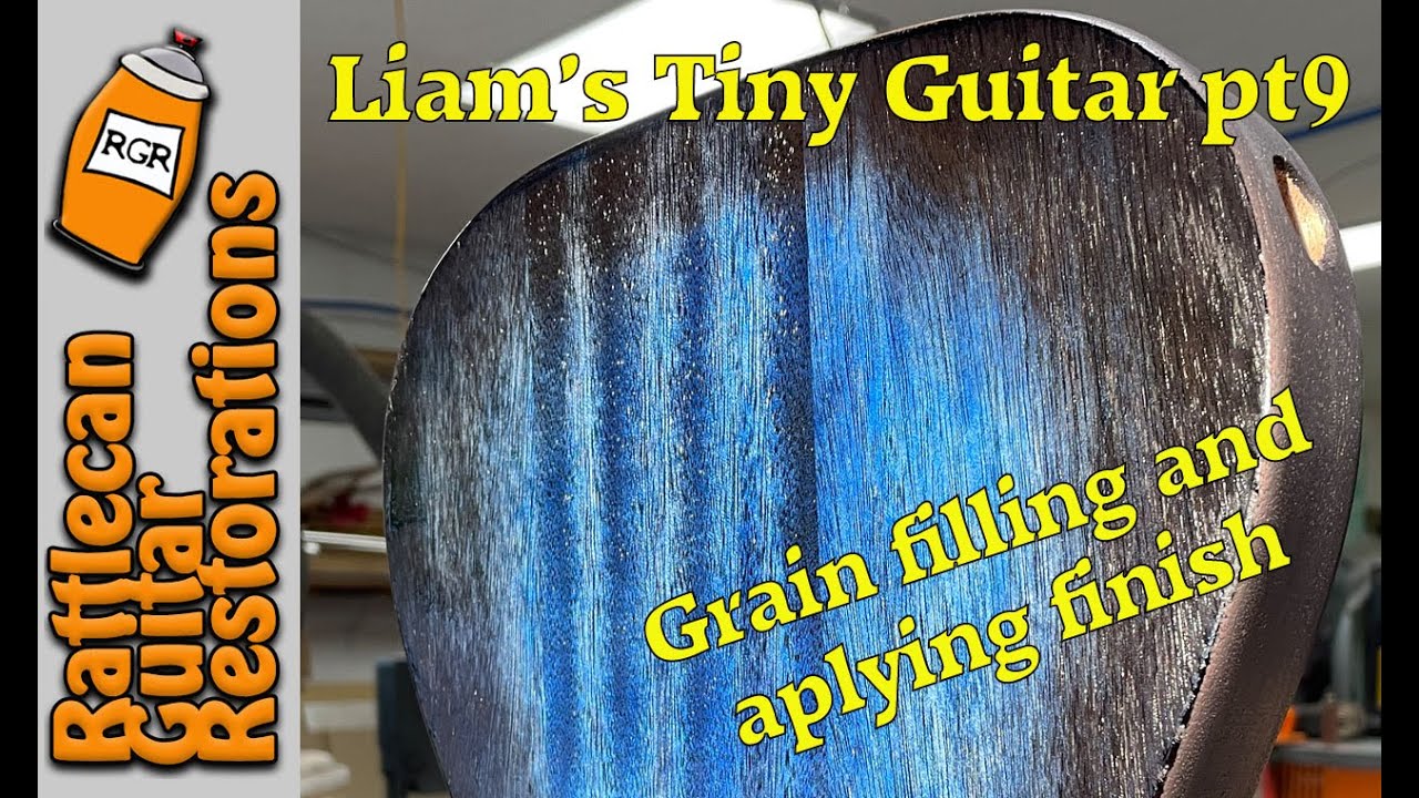 Liam's Tiny Guitar pt 8 | RATTLECAN GUITAR RESTORATIONS by James O’Rear