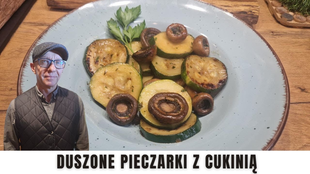 DUSZONE PIECZARKI Z CUKINIĄ