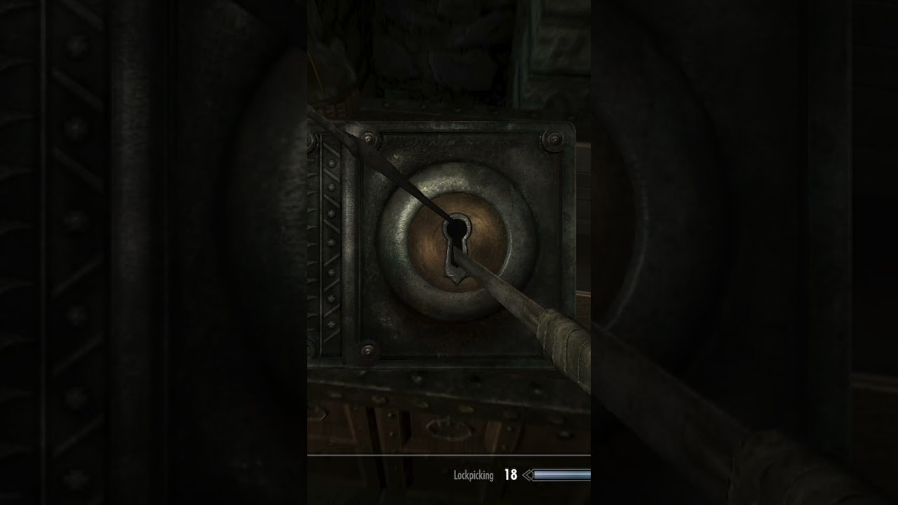 Unlock ANY lock in Skyrim without wasting lockpicks #skyrim #switch #elderscrolls