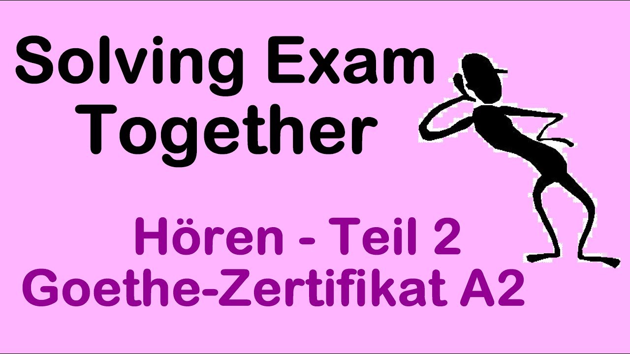 Solving Exam Together | A2 Hören | Teil 2 | Desi Learn German | Hindi/Urdu