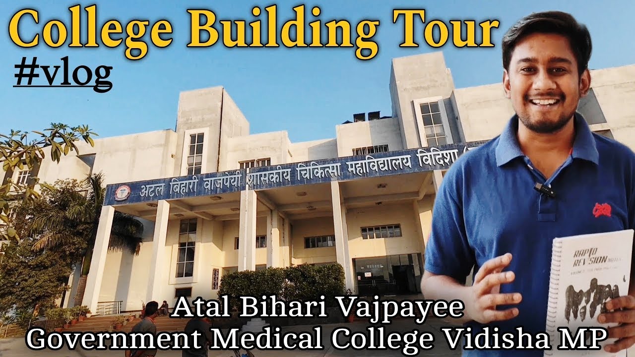 ABVGMC Vidisha MP College Building tour vlog | Lecture hall | Dissection hall | Departments | Labs