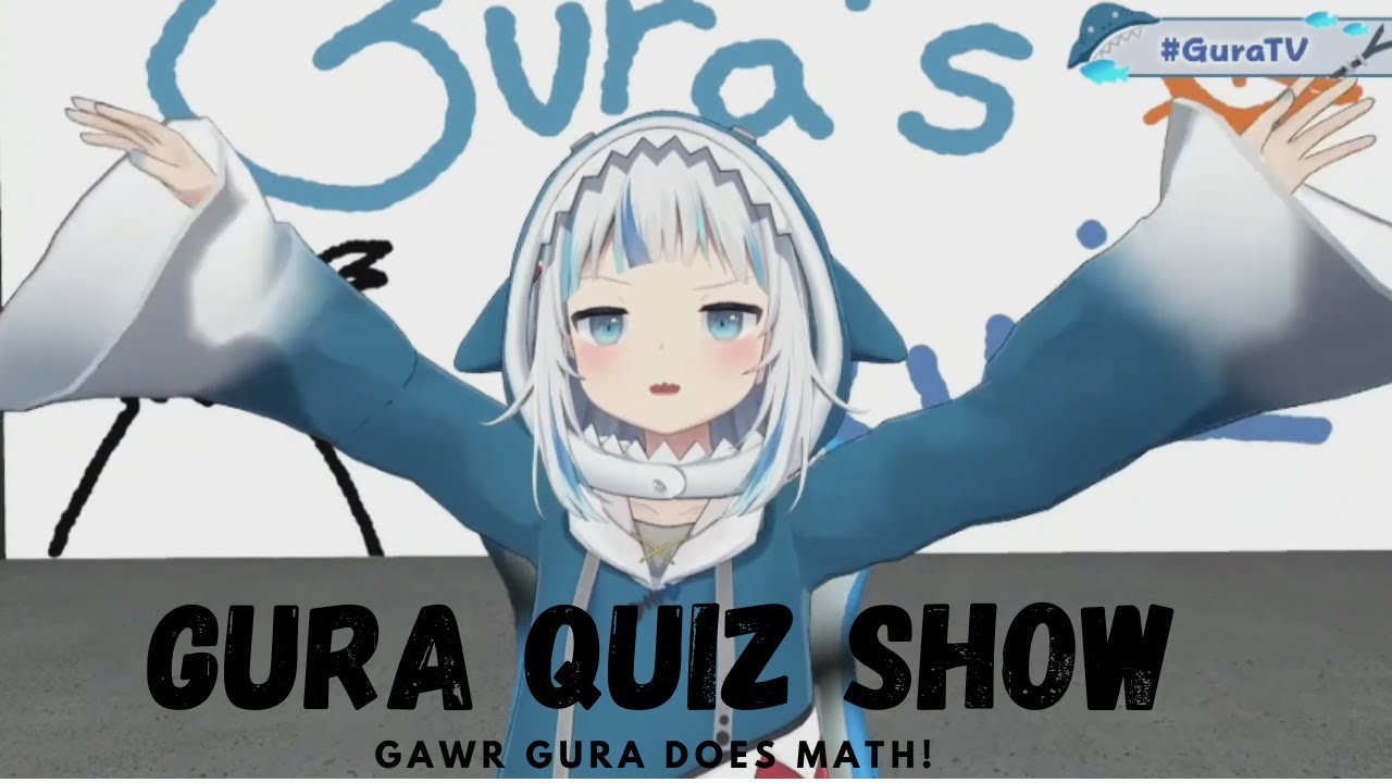 Hololive Gawr Gura 🦈 and the amazing MATH quiz show #hololive