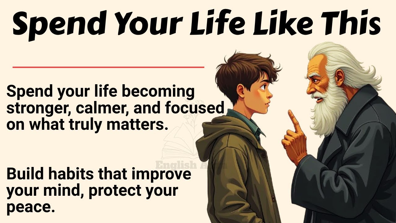 Spend Your Life Like This ✅ Motivational English Video | Improve Your English Language Everyday ✅ |