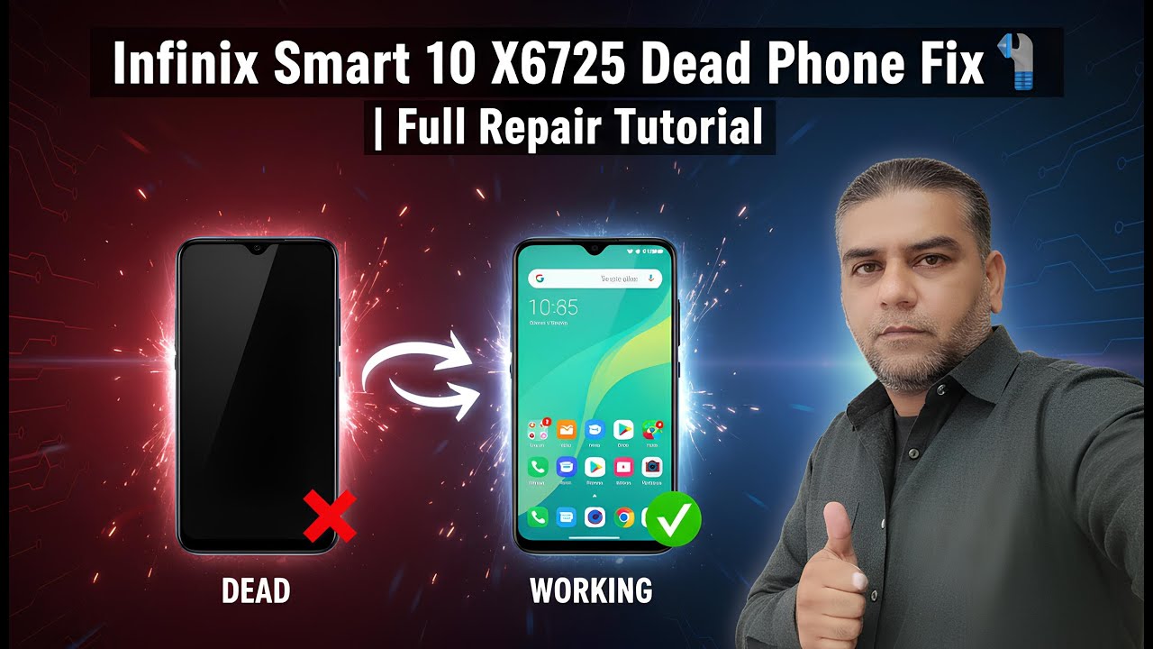 Infinix Smart 10 X6725 Dead Phone Fix CPU Reball UMS9230E 2026 🔥 Alive Again Pro Success