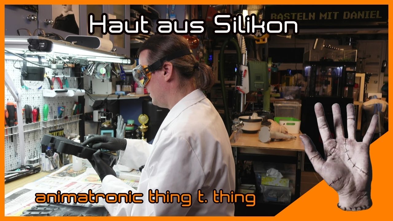Hand gießen, 2. Versuch - Twitch Stream 📺 #WednesdayAdams #AdamsFamily #Animatronics  #propmaking