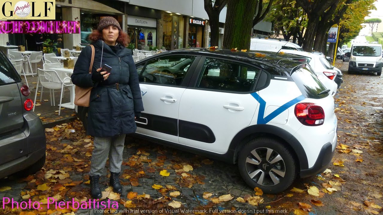 On The Road Share Now Car Sharing Test  Drive Citroen C3 2021 Roma Eur