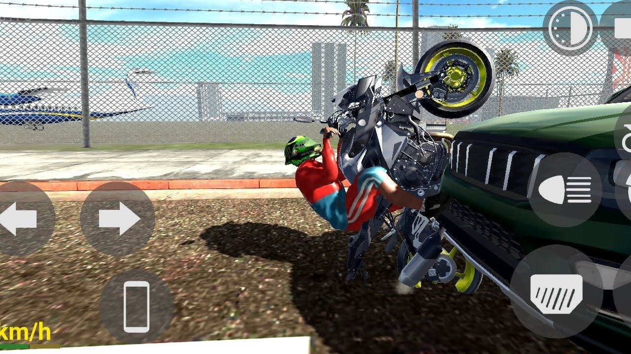 Big stand in Indian bike game