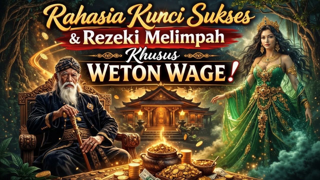 KUNCI SUKSES DAN KAYA RAYA KHUSUS WETON WAGE‼️