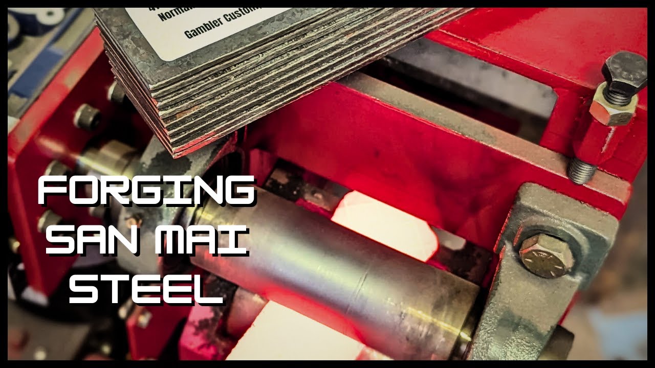 FORGING Stainless San Mai Steel For Knife Making