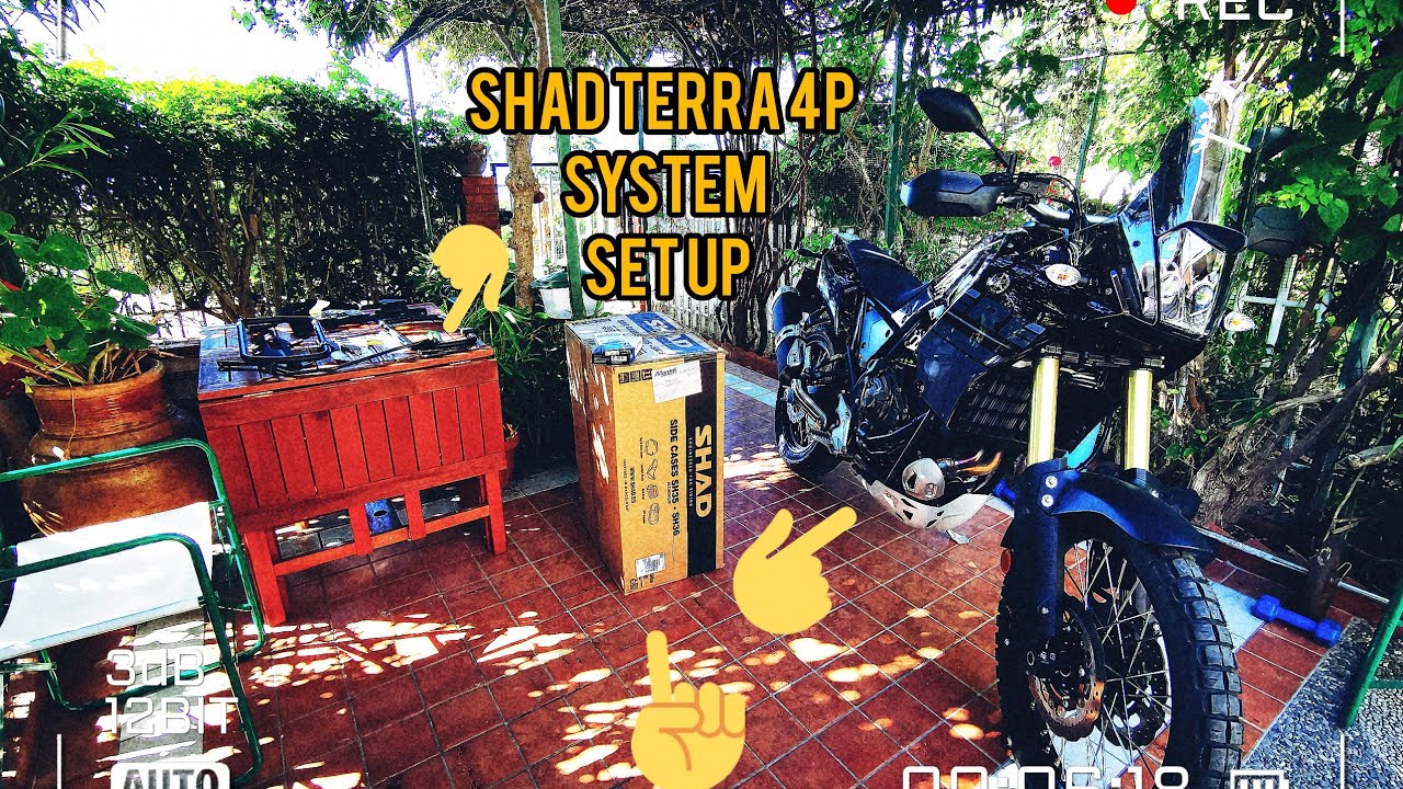 Shad Terra 4p system Ténéré 700 + unboxing borse shad Sh36