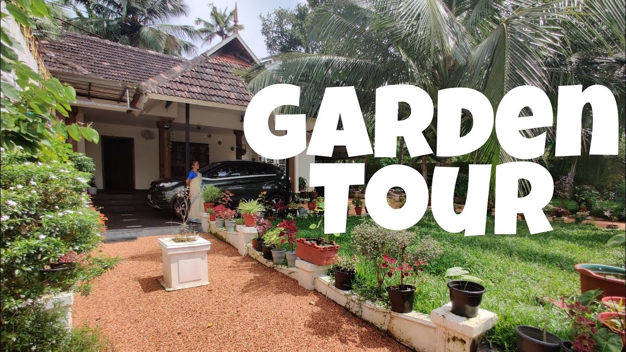 Mandharam Garden Tour | Low Cost Garden | Kerala Home Garden