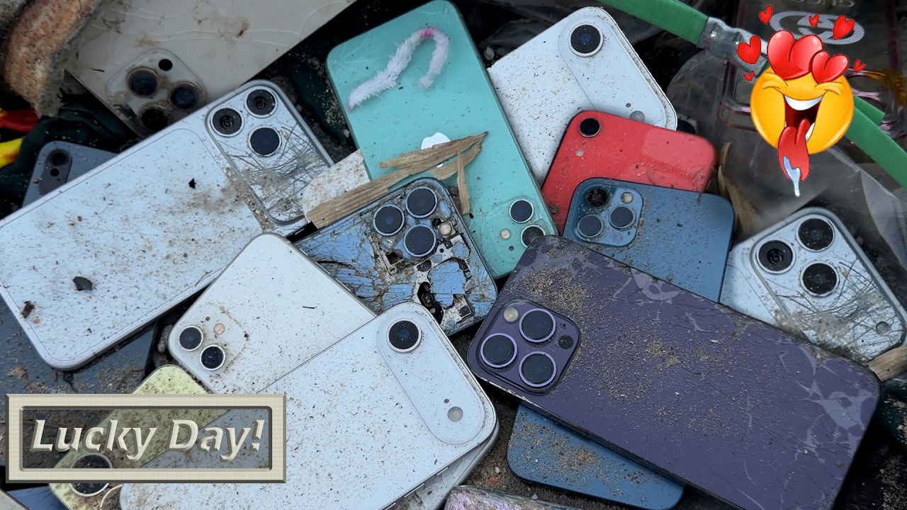 Lucky Day! i Found Many iPhones in Garbage Dump! Restoration iPhone 11 and Turn it to iPhone 17 Pro