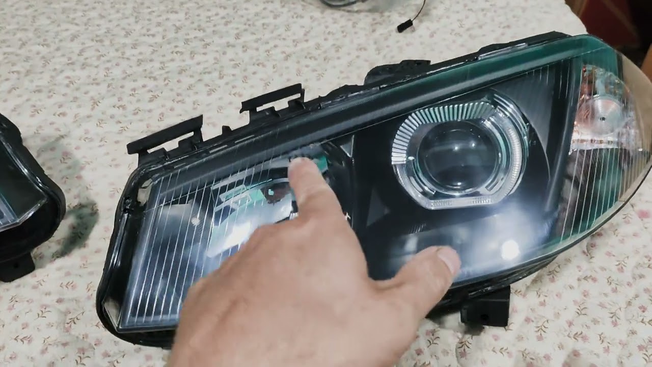 farol Renault Megane projetor BMW Sport biled e projetor neblina 3