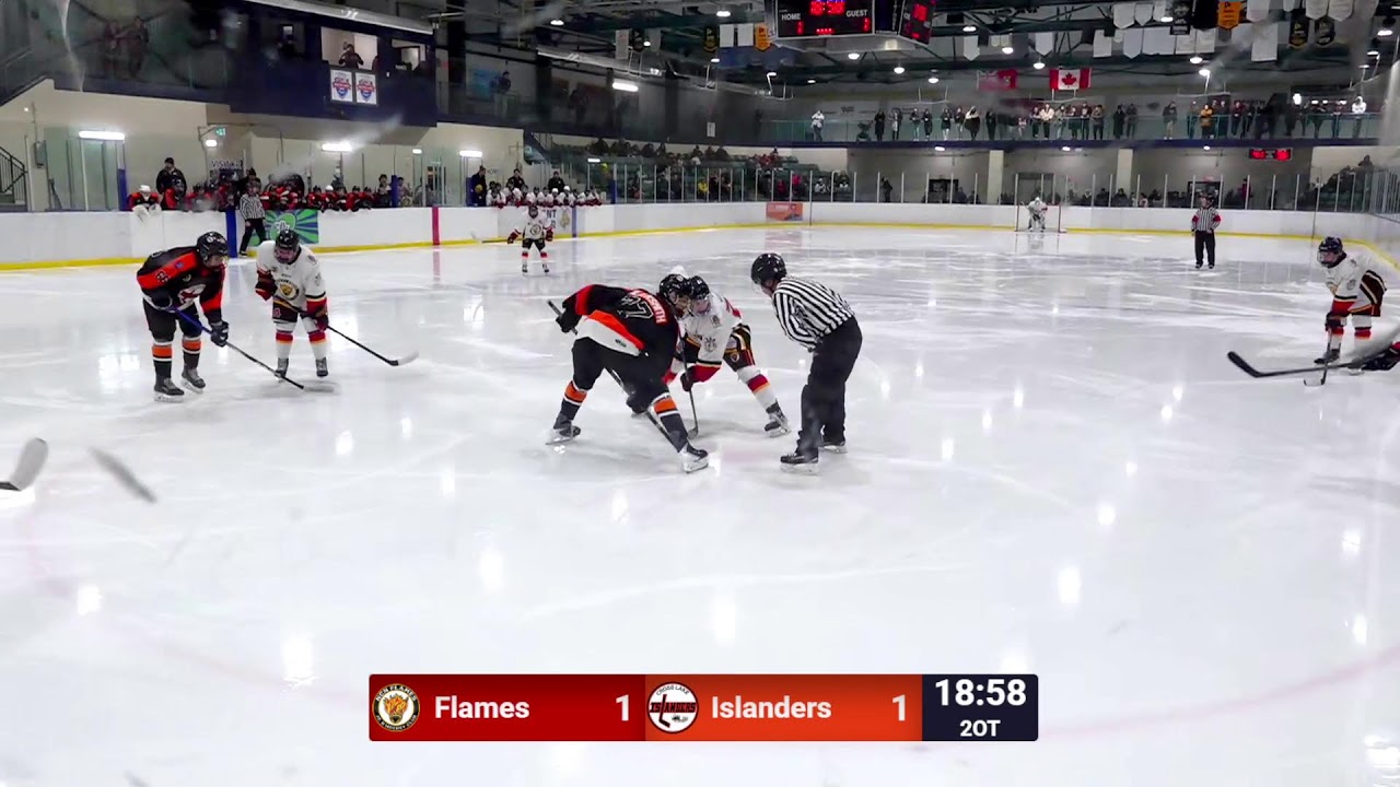 KJHL Playoffs Islanders VS NCN Flames