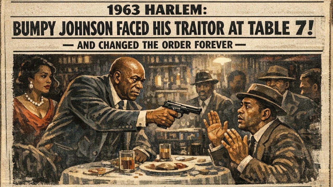 1963 Harlem: Bumpy Johnson Faced His Traitor at Table 7 — and Changed the Order ForeverNew