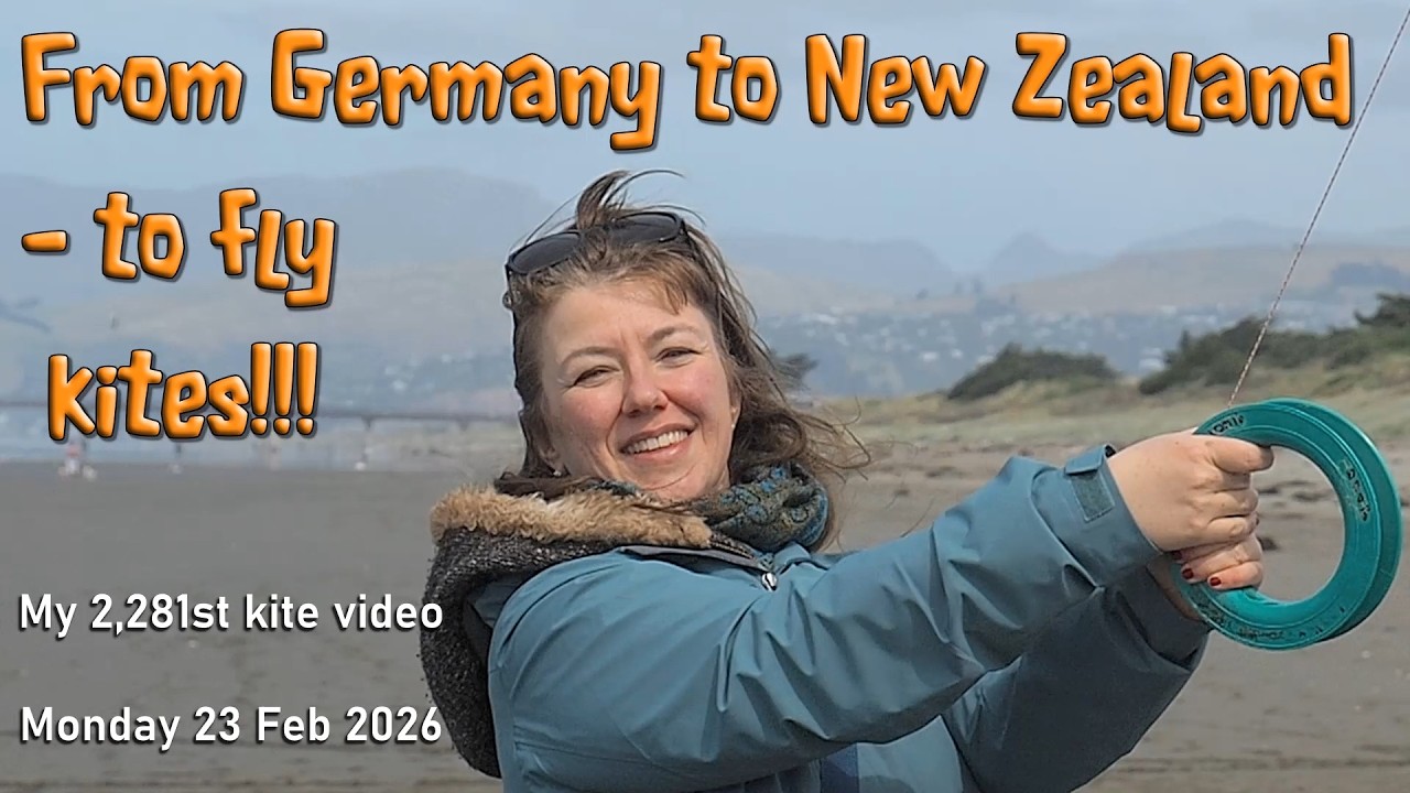 From Germany to New Zealand - to fly kites!!!