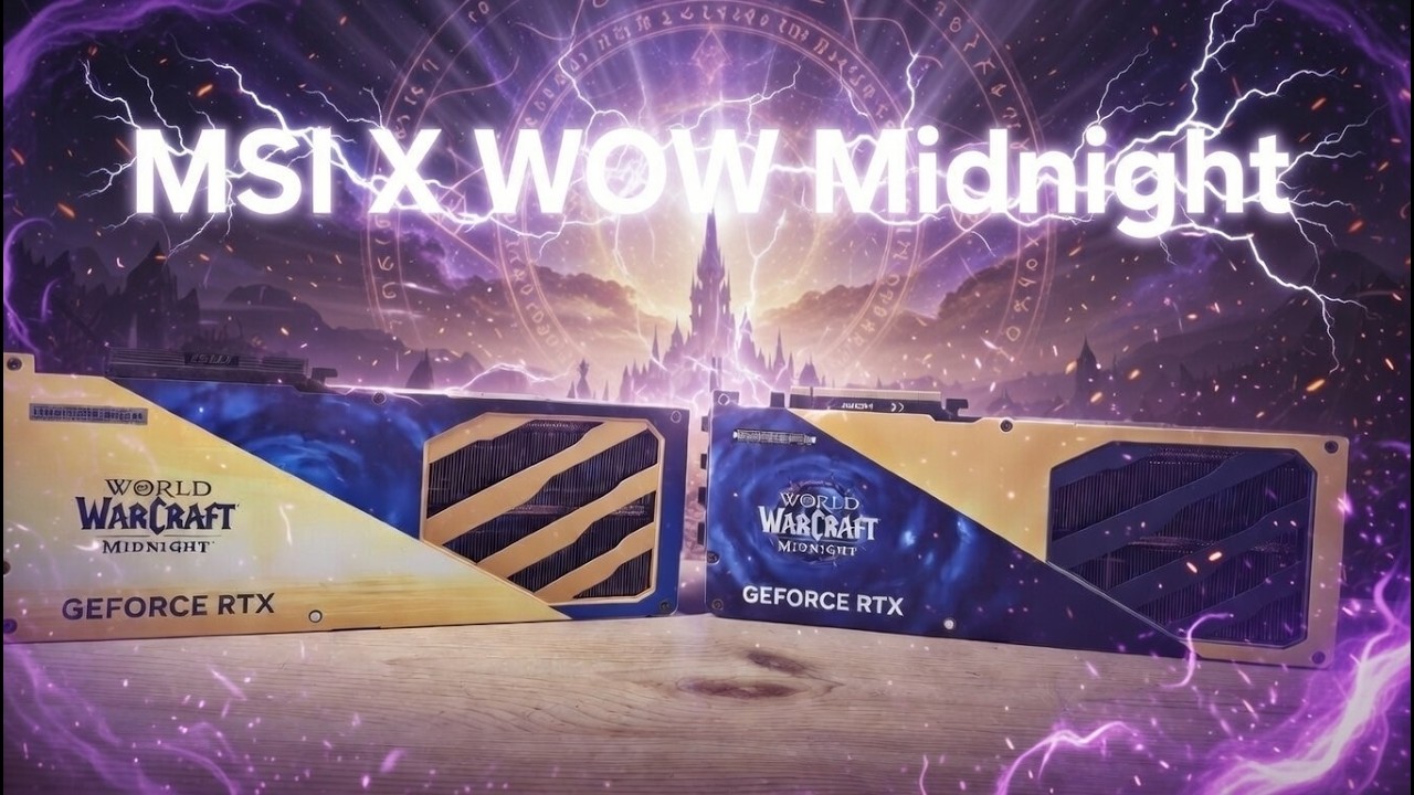 MSI GeForce RTX 5070 World Of Warcraft Midnight Edition, hands-on | GameIt ES