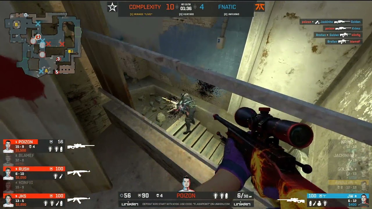 Poizon ACE Complexity-Fnatic 2-0