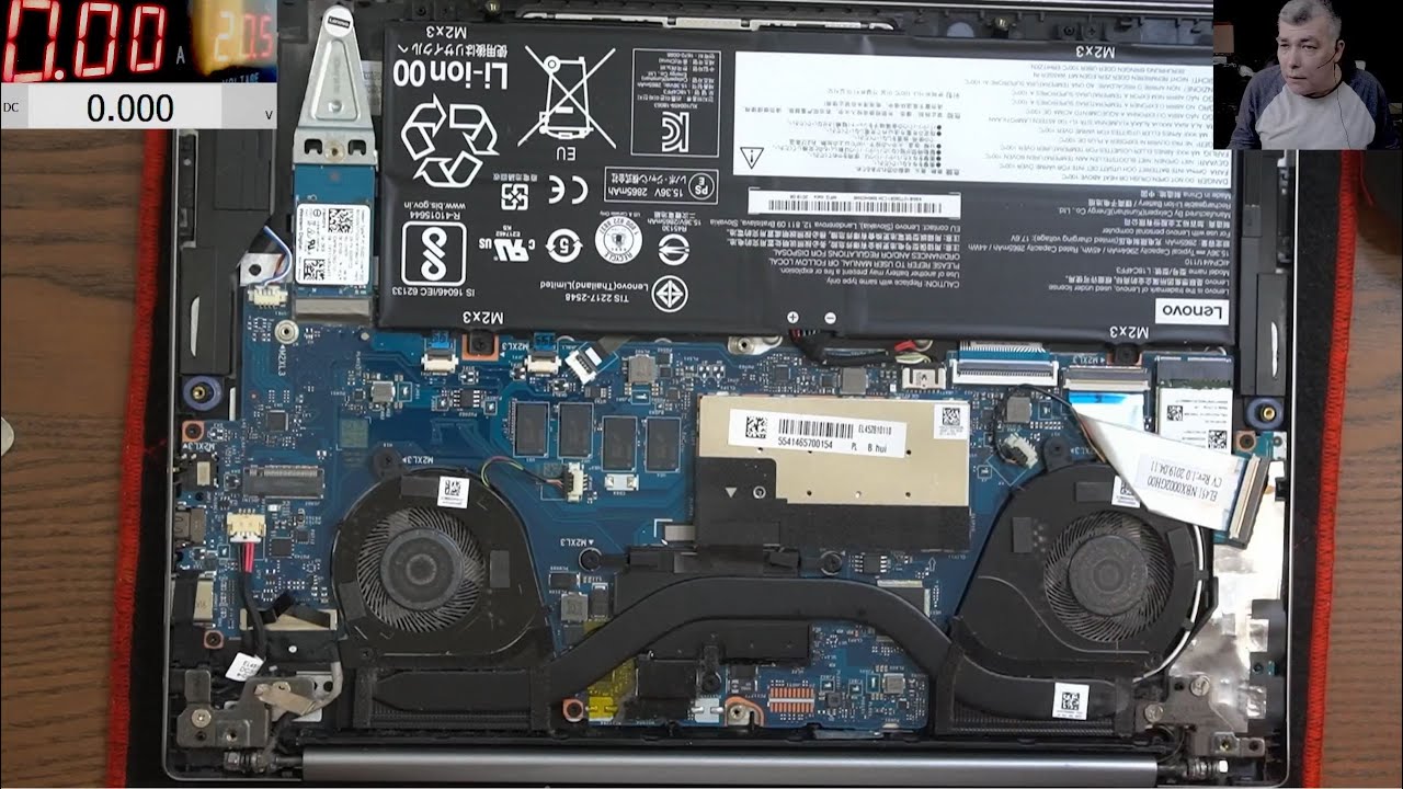 Lenovo Ideapad S540-14api wine damage motherboard repair - a tricky one