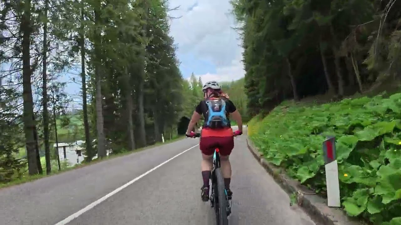 40 minute Indoor Cycle Bike Workout Dolomites Italy 4K