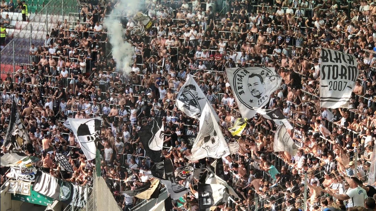 ULTRAS & FANS: ULTRAS STURM GRAZ WITH DECENT AWAY SUPPORT | SK Rapid Wien - SK Sturm Graz