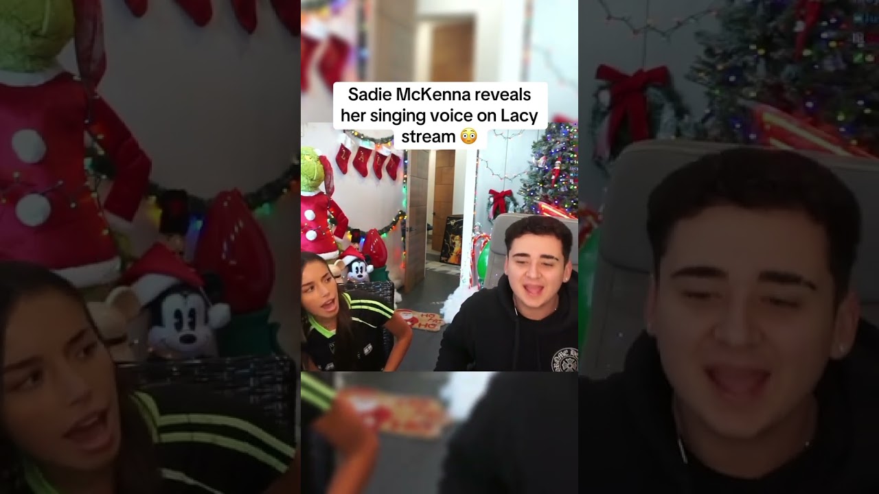 Sadie McKenna reveals her singing voice on Lacy stream66#lacy