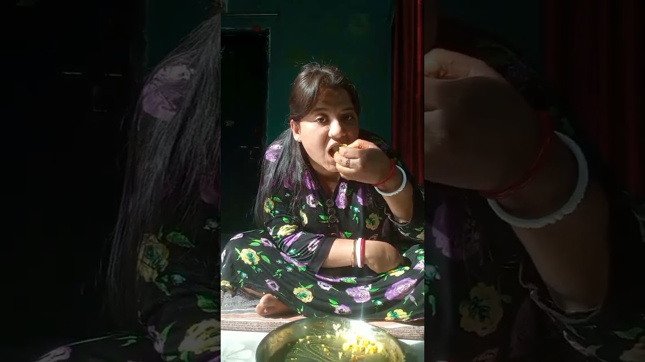 Rice Eating Video  #eatingvideo #eatingsound #lunch 