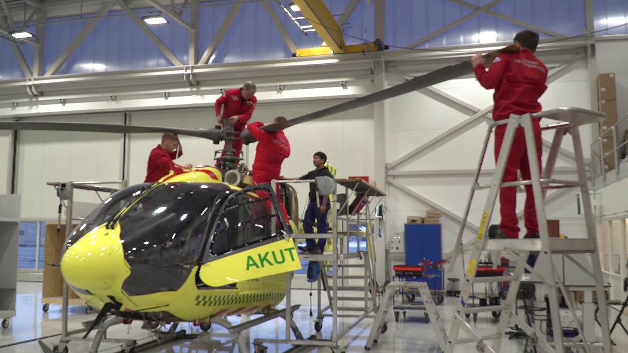 Helikopterbasene ⎮ Bli med bak kulissene på teknisk base