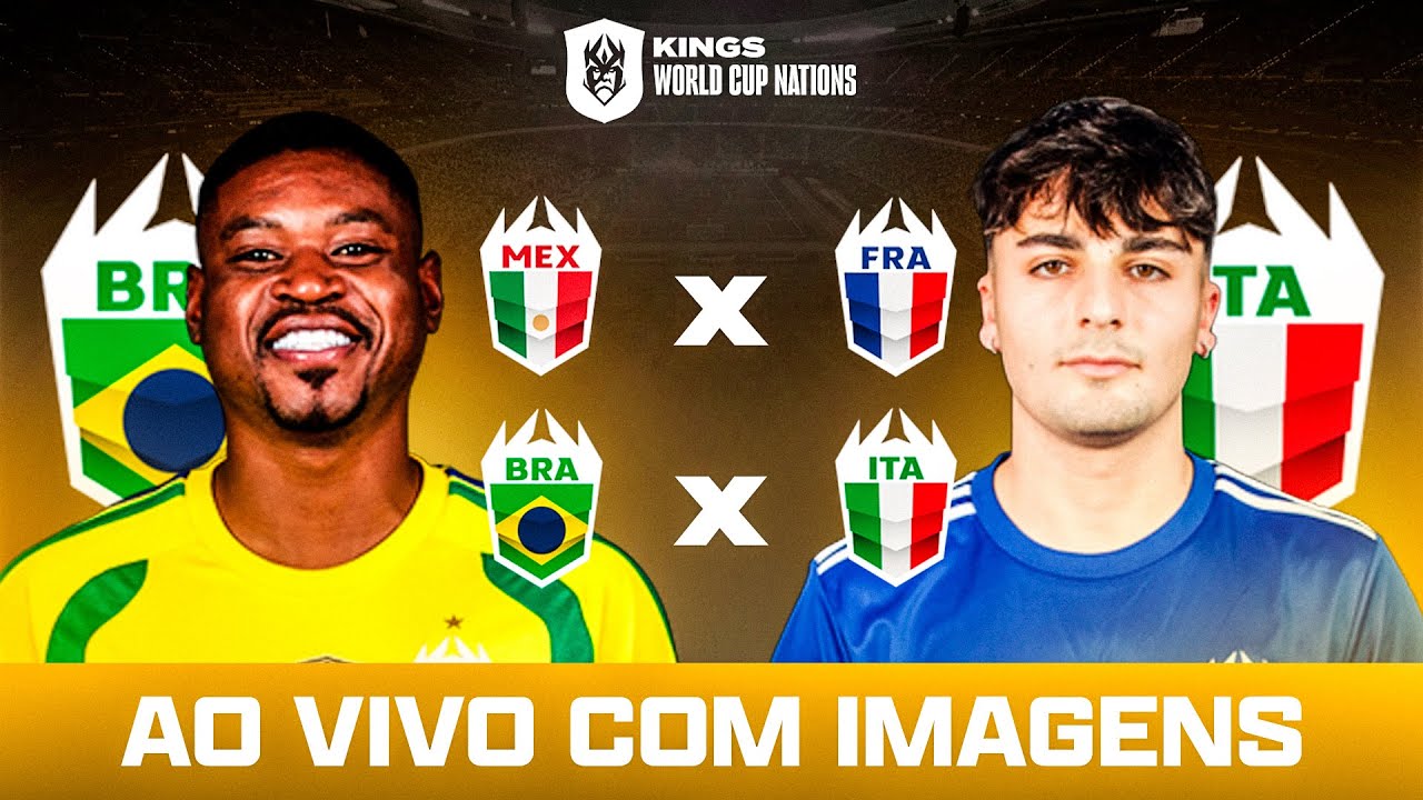 KINGS WORLD CUP NATIONS - QUARTAS DE FINAL - DIA 1 | AO VIVO E COM IMAGENS