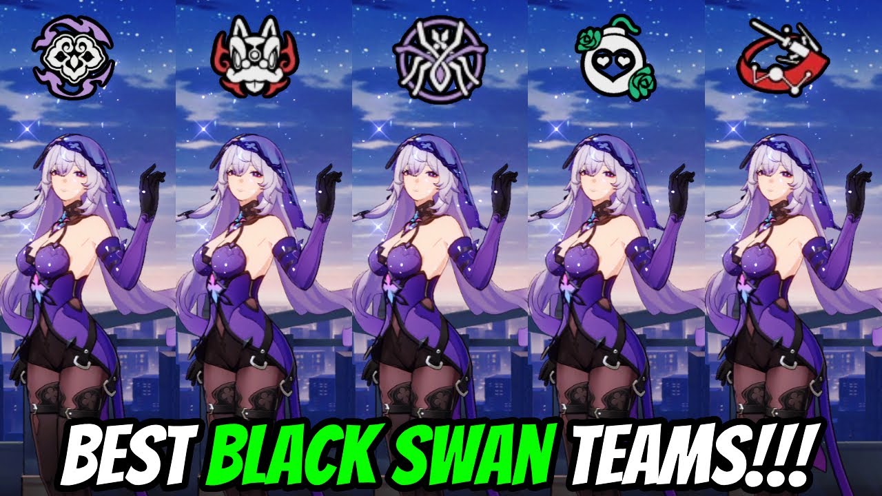 5 Variations of Best Black Swan Teams! 🦢| Honkai: Star Rail