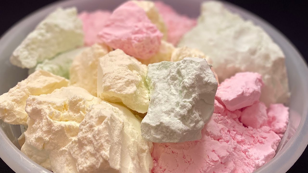 Ice cream colors | Fun crush baking soda |asmr