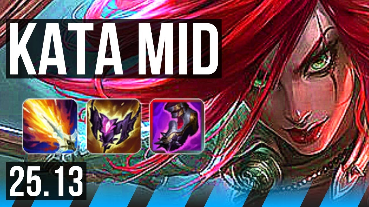 KATARINA vs SYNDRA (MID) | 7 solo kills, 49k DMG, 900+ games, Dominating | KR Master | 25.13