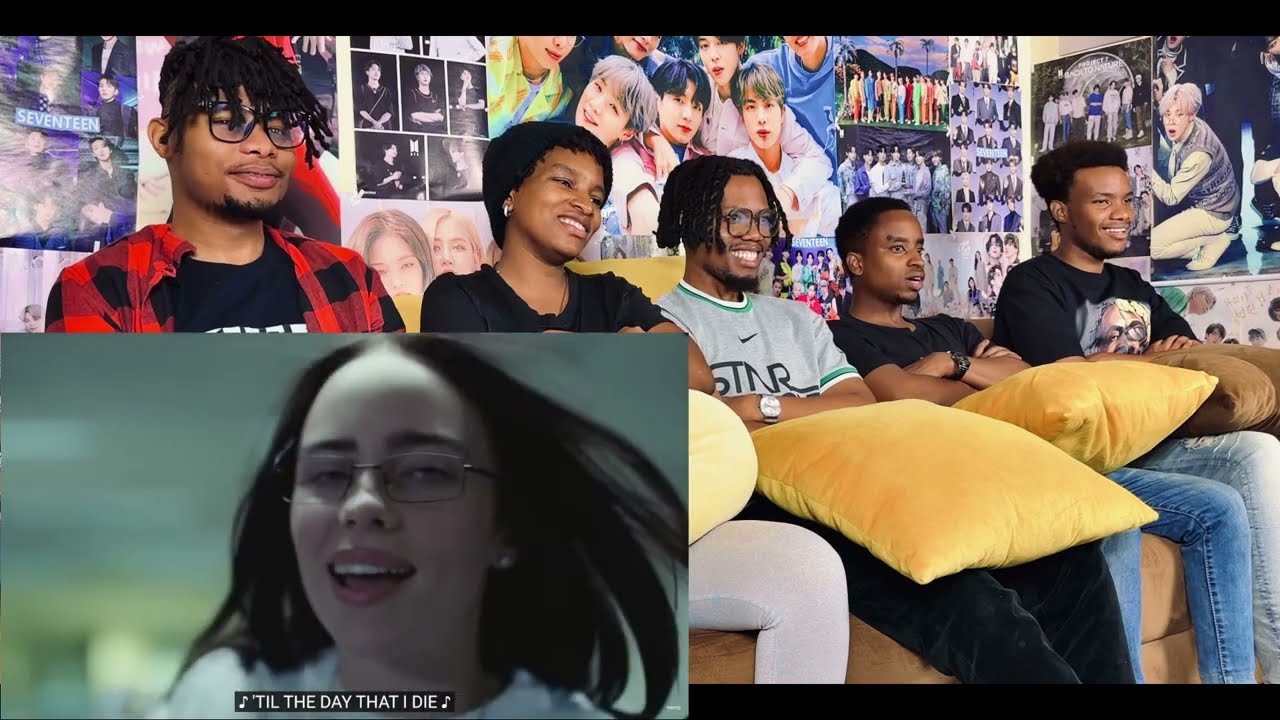 Foreigners reaction to Billie Eilish - BIRDS OF A FEATHER (Official Music Video)