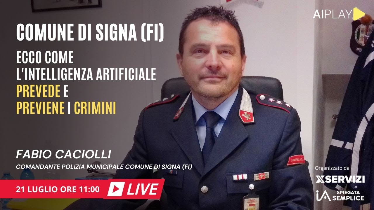 Ep.4 Comune di Signa (FI): Ecco come l’Intelligenza Artificiale prevede e previene i crimini.