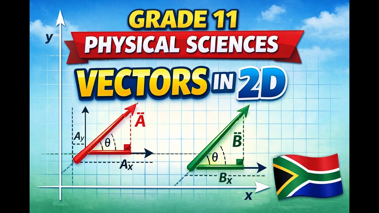 Grade 11 – Physical Sciences Vectors in 2D Term 1 @mathszoneafricanmotives