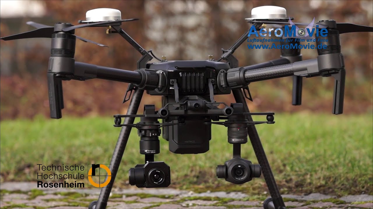 Erklärvideo für den Einsatz einer DJI Matrice 210 RTK der Uni Rosenheim
