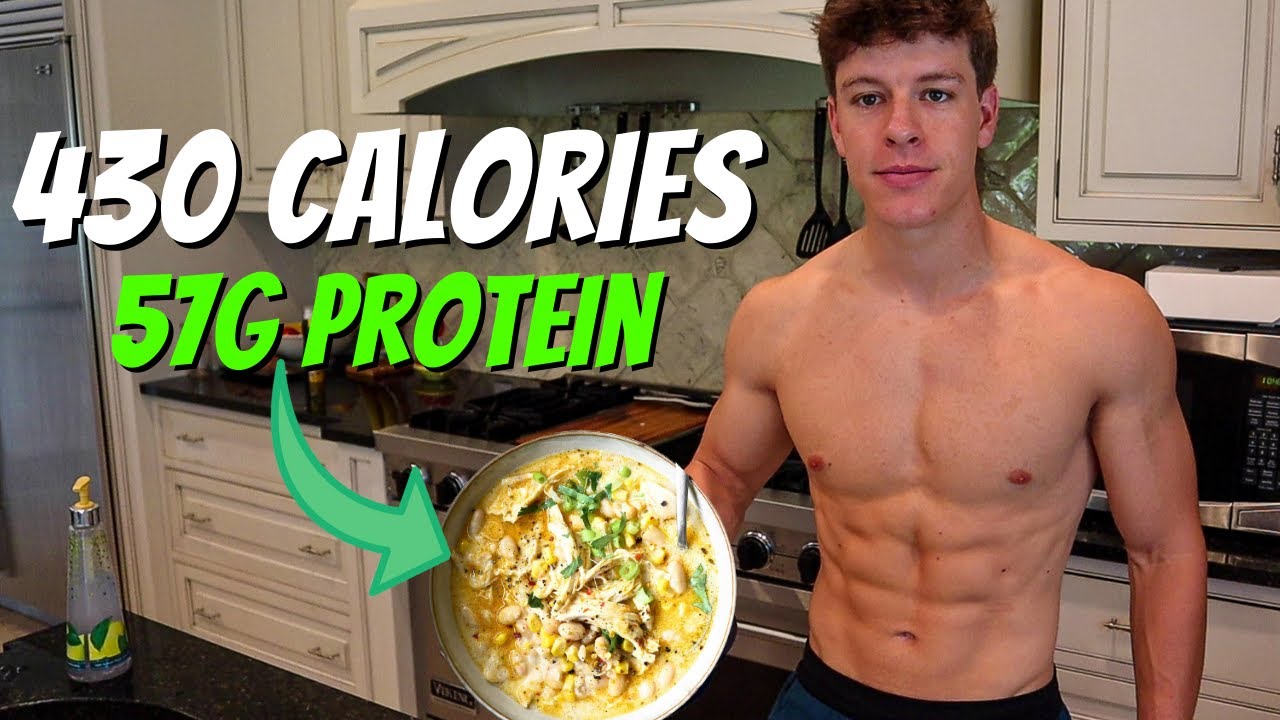 WHITE CHICKEN CHILI | High Protein Recipe