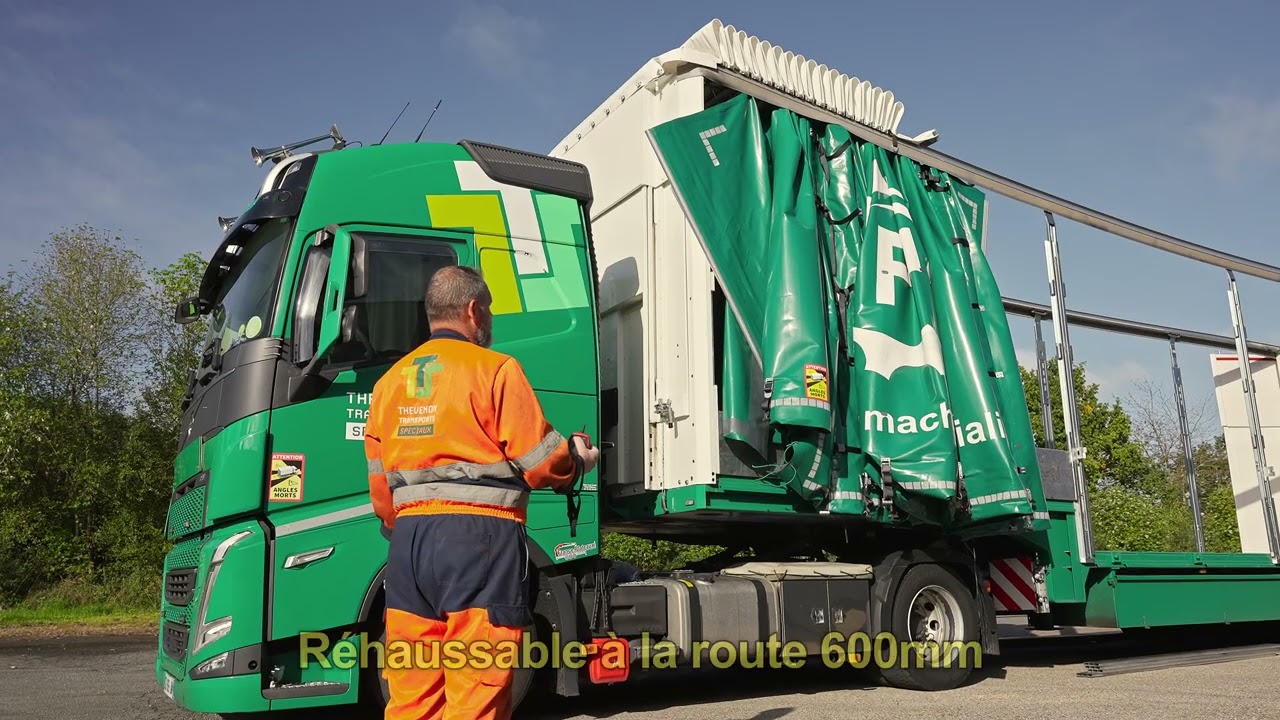 TEKNOKIT SEMI -REMORQUE REHAUSSABLE ET ELARGISSABLE