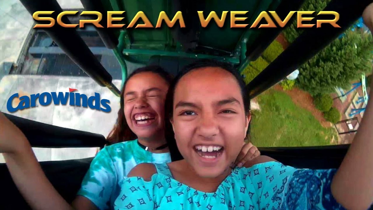 Scream Weaver Ride (POV) at Carowinds 2018