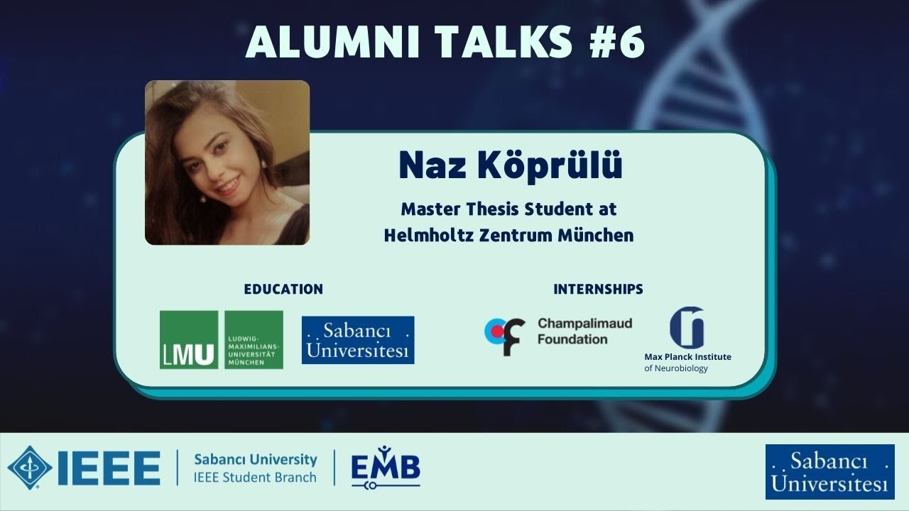 ALUMNI TALKS #6: Naz Köprülü