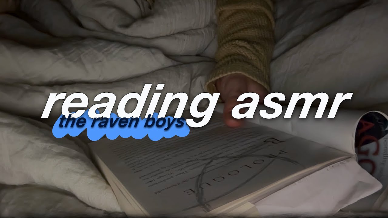 lofi ASMR 📖 reading you the raven boys to sleep | whisper reading