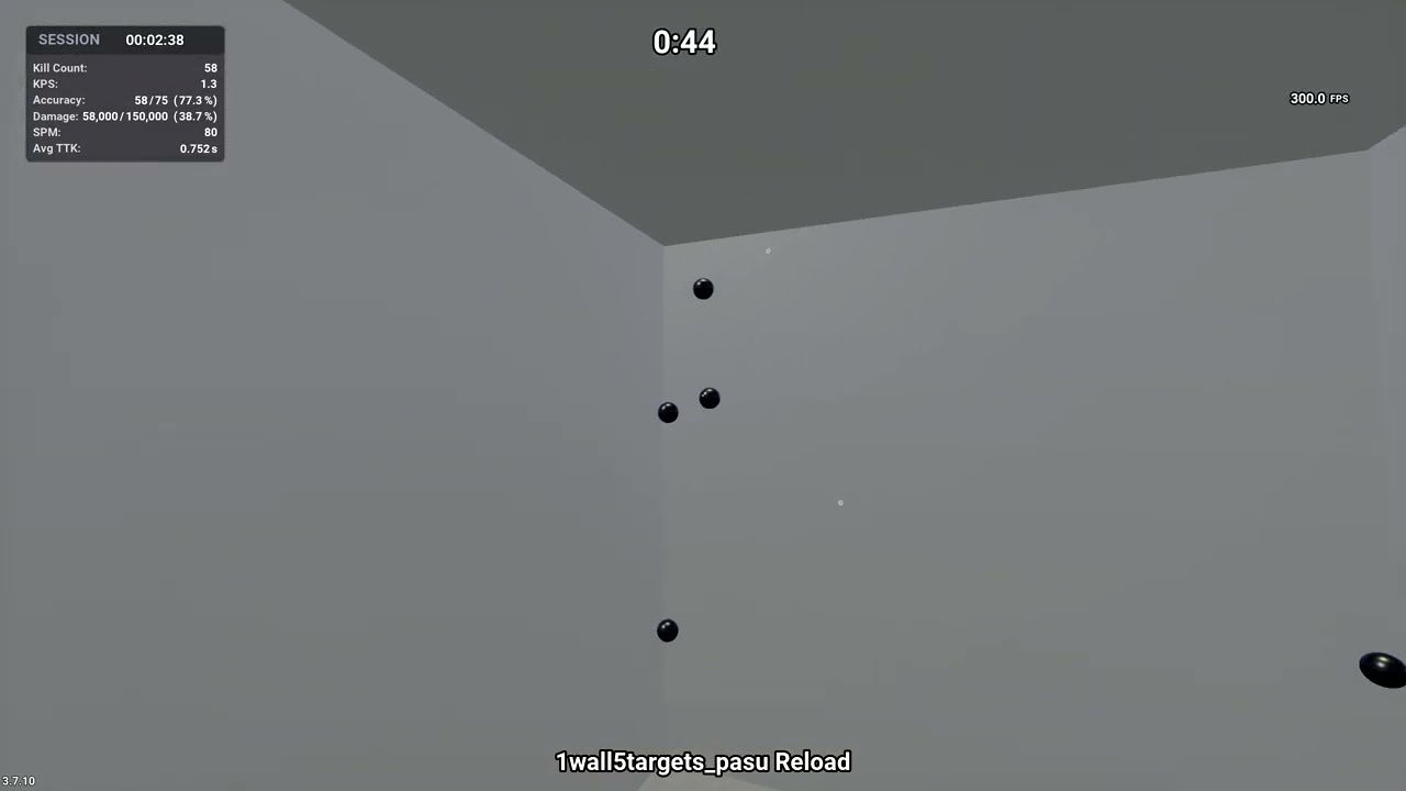 KovaaK's | 1wall5targets_pasu Reload - 124
