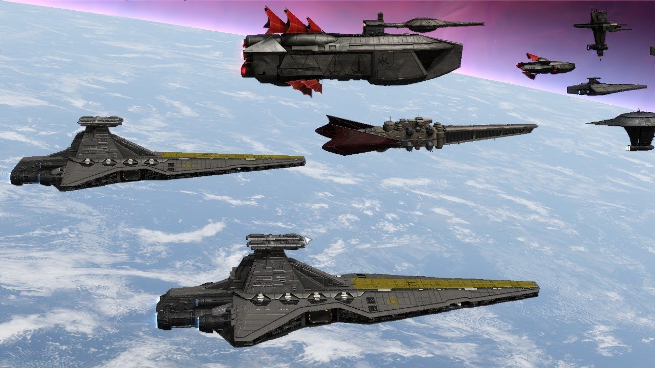 Underworld Fleet Vs Mandalorian Protectors - Star Wars: Empire At War Remake Mod NPC Wars