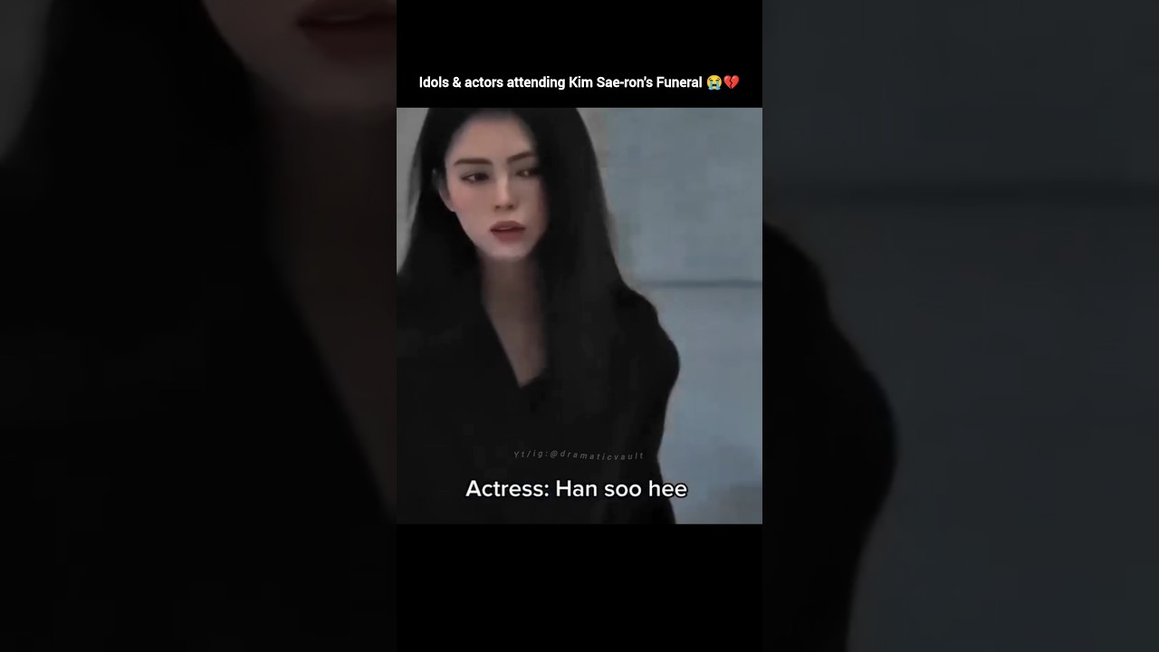 The world will always mourn for you Kim Sae-ron Rest well 💔🕊 #kimsaeron #hansohee #kimwoobin #kdrama
