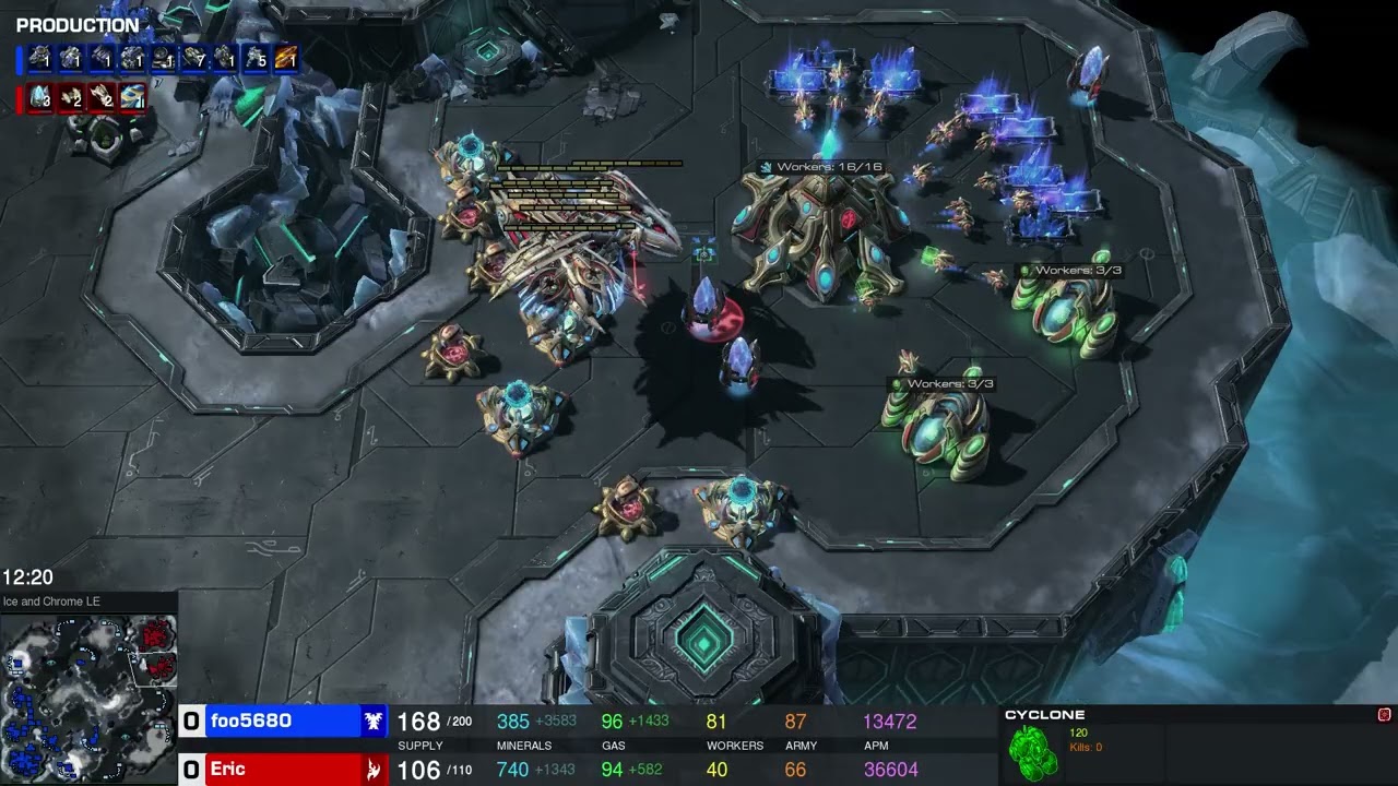 StarCraft 2 | 2026 02 22 | 1v1 Protoss (Python-Controlled) vs MicroMachine v1.17.19 (Terran AI)
