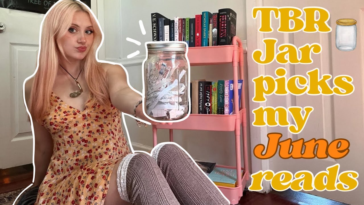 TBR Jar chooses my reads for June☀️🫙🌷 ♡ June TBR ♡